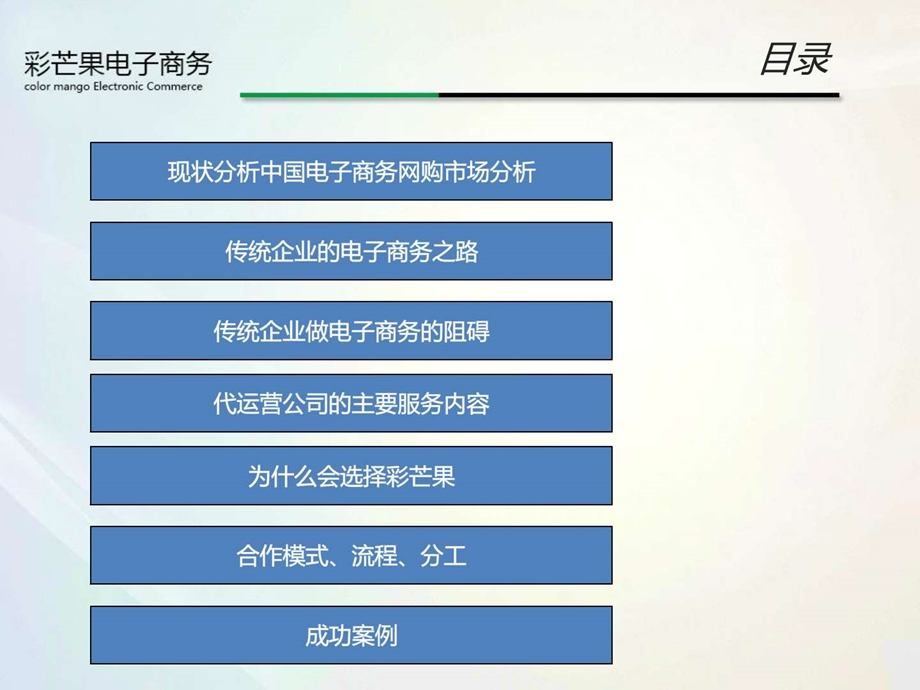 彩芒果电子商务代运营服务项目介绍ty.ppt_第2页