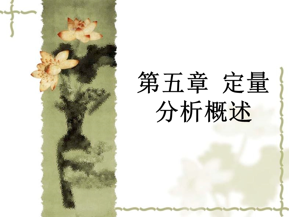 定量分析概述.ppt_第1页