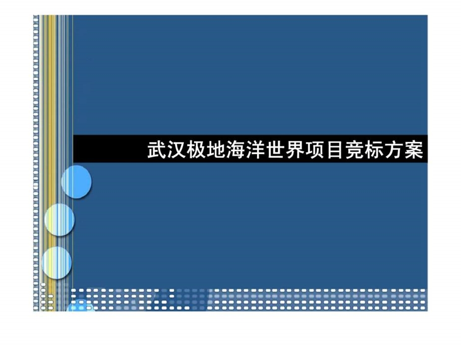 武汉极地海洋世界项目竞标方案.ppt_第1页