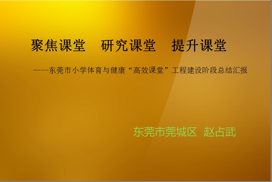 东莞市小学体育与健康高效课堂工程建设阶段总结汇报.ppt_第1页