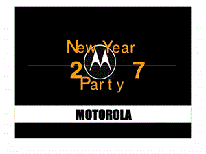 通信活动MOTO摩托罗拉新年活动.ppt