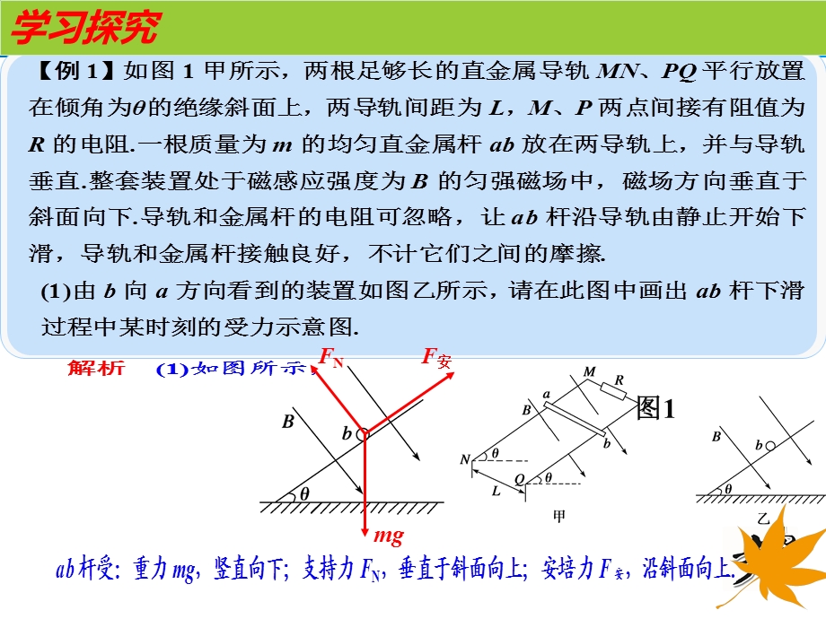 第四部分电磁感应习题课电磁感应中的动力学问题.ppt_第3页