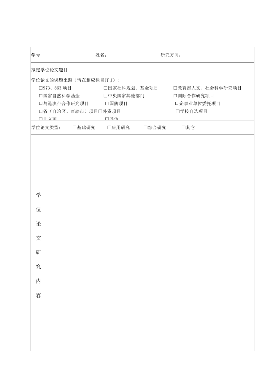 XX理工职业大学博士学位论文开题报告表.docx_第3页