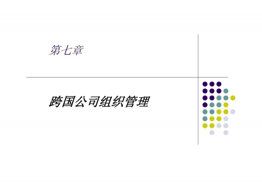 第七章跨国公司组织管理.ppt_第1页