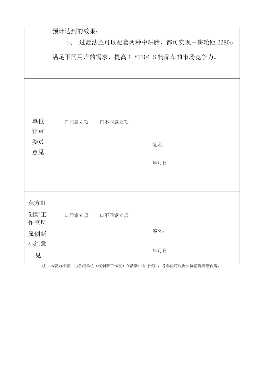 集团公司东方红创新工作室一对一立项项目申报表单位技术中心填表时间2021年01月15日.docx_第2页