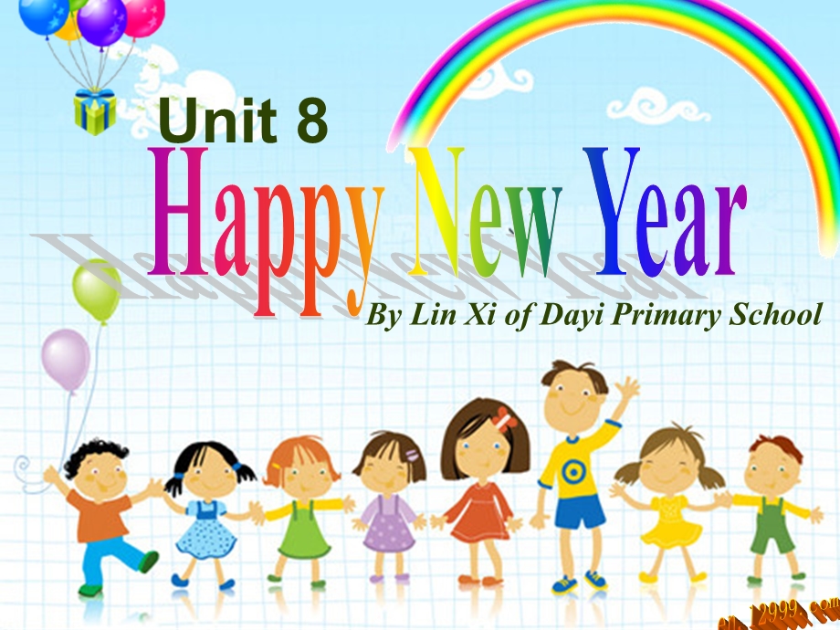 译林版三年级3AUnit8HappyNewYear课件.ppt_第1页