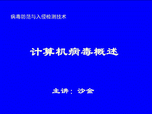 第十章恶意软件1.ppt