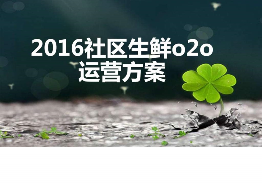 社区生鲜电商o2o平台商业模式及020营销策略图文.ppt.ppt_第1页