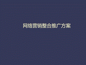 网络营销推广方案.ppt