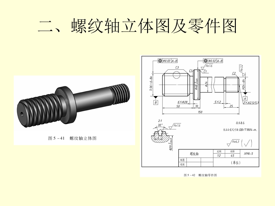 识读螺纹轴零件图.ppt_第3页