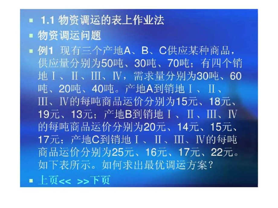 物流管理定量分析方案第一章物资调运方案的表上作业法.ppt_第3页