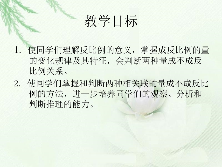 （北师大版）六年级数学下册课件反比例2.ppt_第2页