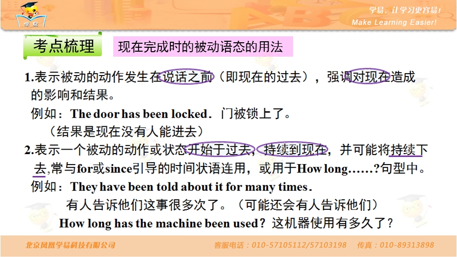 英语李玉霞中考语法知识串讲被动语态第五讲现在完成时的被动语态.ppt_第2页