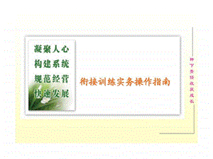 衔接训练实务操作指南.ppt