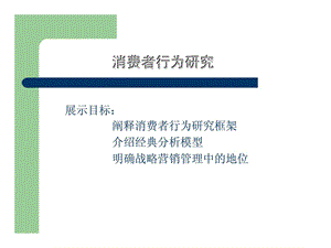 消费者行为研究.ppt