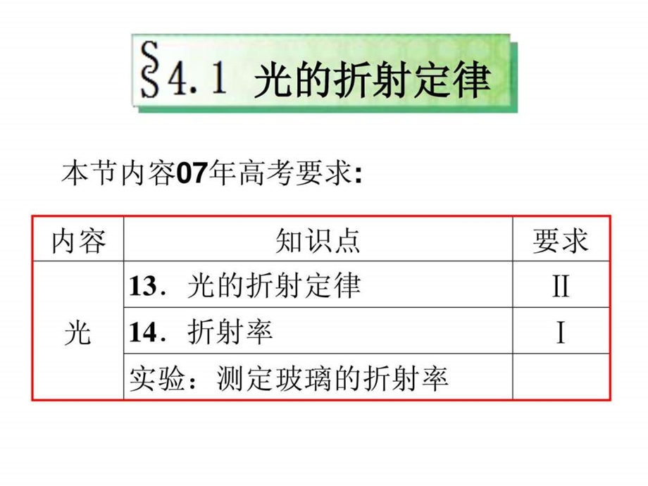 光的折射定律图文.ppt.ppt_第1页