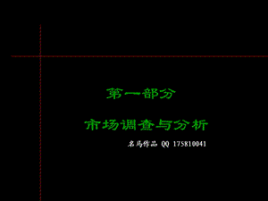 维也纳森林别墅市场分析.ppt