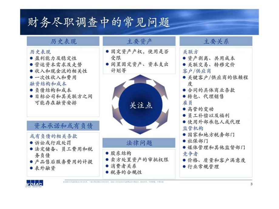 毕马威弘毅投资财务尽职调查中的常见问题.ppt_第3页