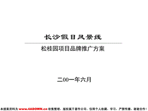 4A经典长沙假日风景线松桂园项目品牌推广方案.ppt