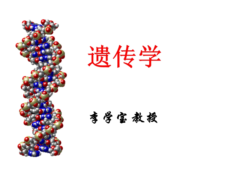 Genetics2遗传的细胞学基础.ppt_第1页