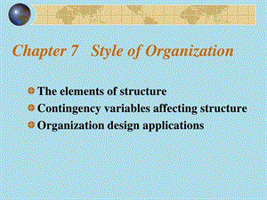 武汉理工大学管理学原理教学课件英文Chapter7Sty....ppt.ppt