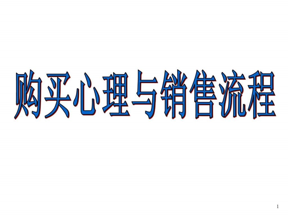 购买心理与销售流程新整理.ppt_第1页