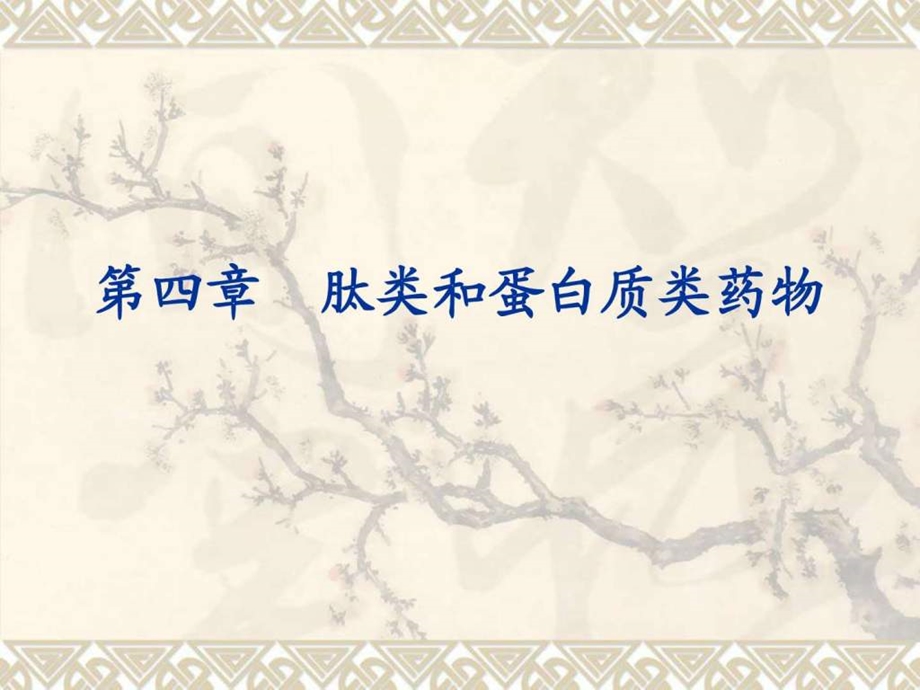 第4章肽类和蛋白质类药物图文.ppt.ppt_第1页