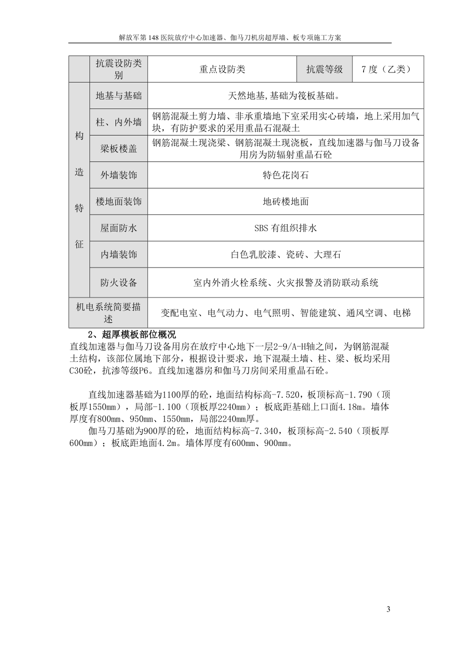 XXX医院直线加速器伽马刀机房超厚墙板模板专家论证专项施工方案.doc_第3页