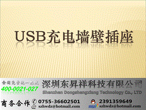 整理版USB充电墙壁插座.ppt