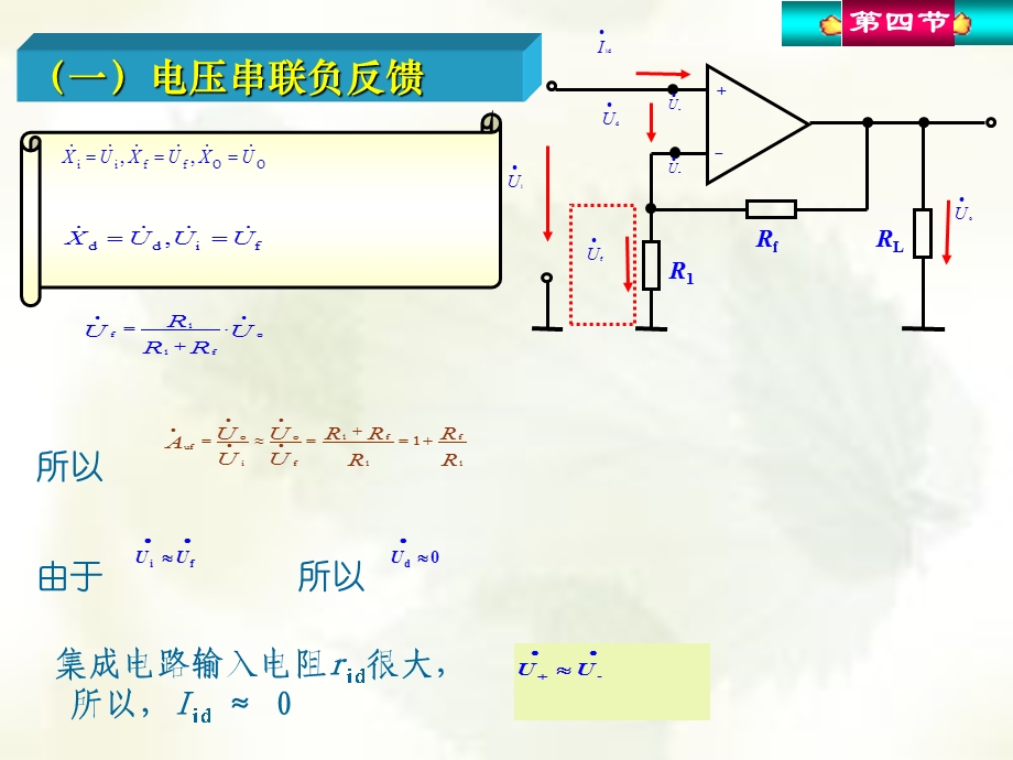 第四部分负反馈放大电路的计算教学课件.ppt_第3页