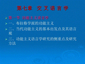 第七章交叉语言学.ppt