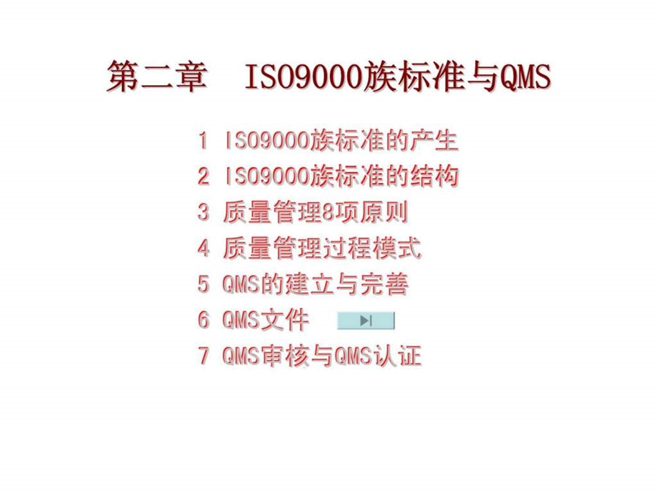 第二章iso9000族标准与qms.ppt_第1页