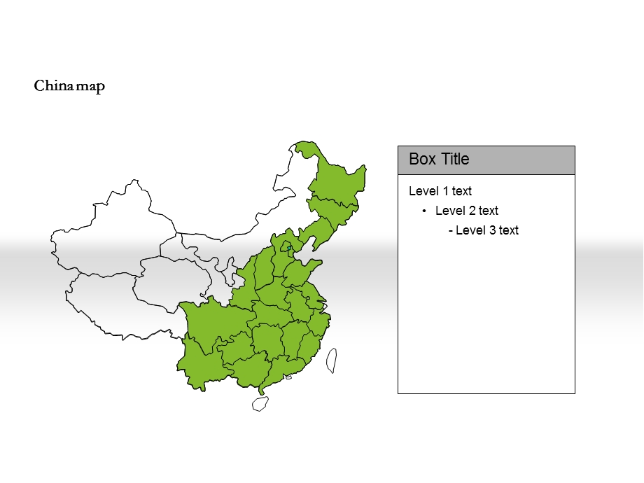 地图模板中国地图与世界地图可编辑版本.ppt_第3页