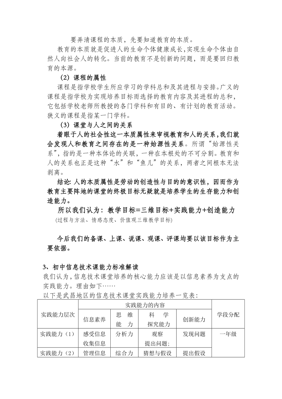 简化版版信息技术课程备课、说课、观课和评课.doc_第2页