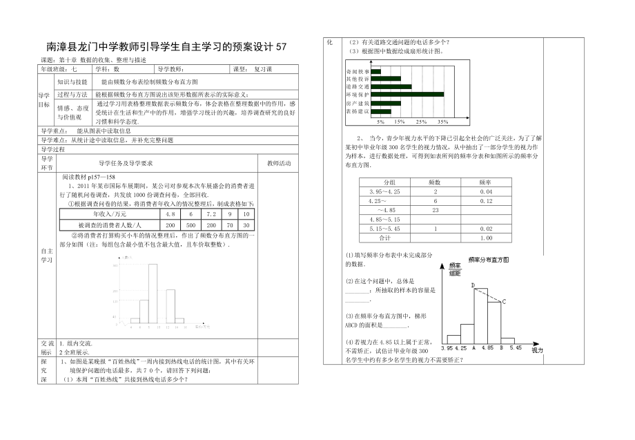 教师引导学生自主学习的预案设计57.doc_第1页