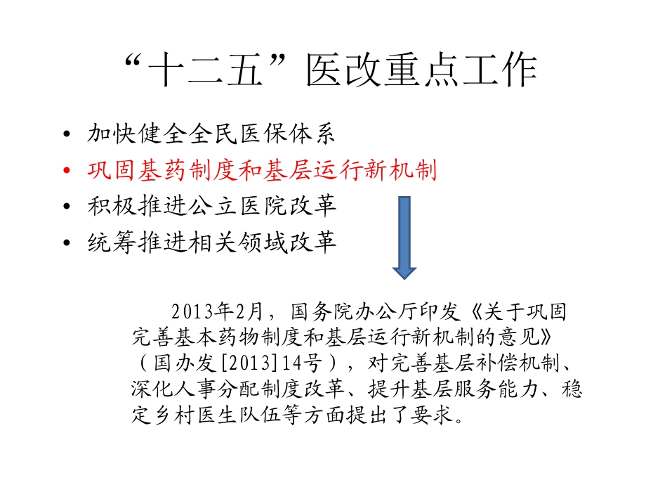 激励与约束对基层卫生改革的几点思考课件.ppt_第2页