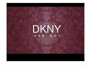 DKNY商业推广书.ppt.ppt