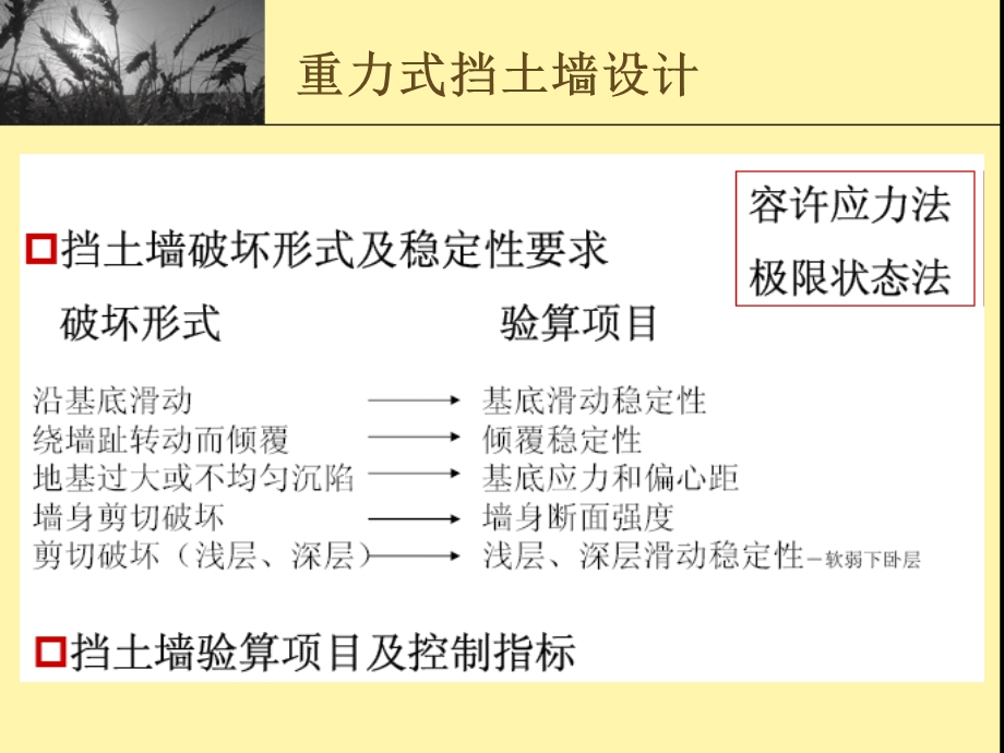 1103第3章重力式挡土墙悬臂式挡土墙.ppt_第2页