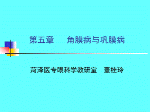 第五章角膜病与巩膜病.ppt