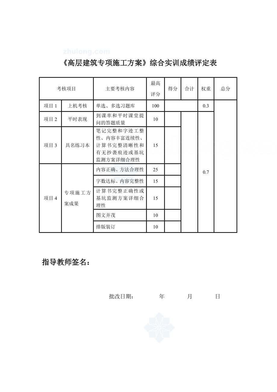 qtz60型塔吊施工方案(框架剪力墙)_.doc_第1页