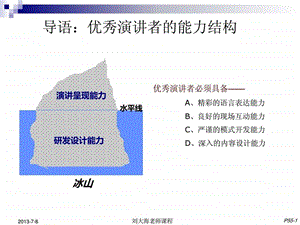 演讲与呈现技巧训练课程教材版.ppt.ppt