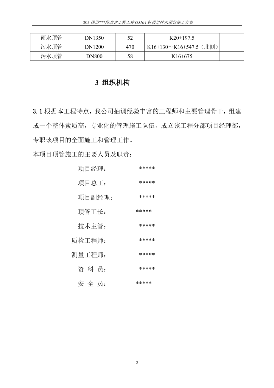 205国道改建工程土建标段给排水顶管施工方案.doc_第2页