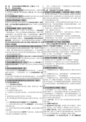 -劳动法-复习资料.doc