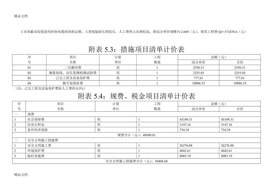 (整理)综合布线系统设计工程量清单.doc_第2页