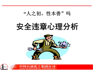 安全违章心理分析.ppt