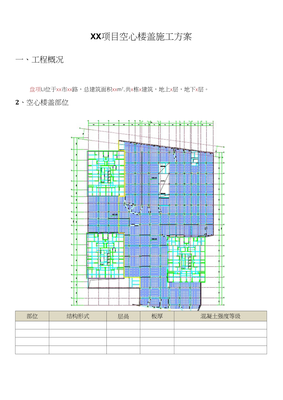 GBF蜂巢芯密肋梁楼盖施工方案(模板).docx_第3页