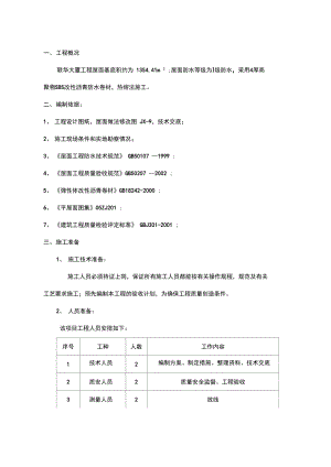 SBS屋面防水施工方案.docx