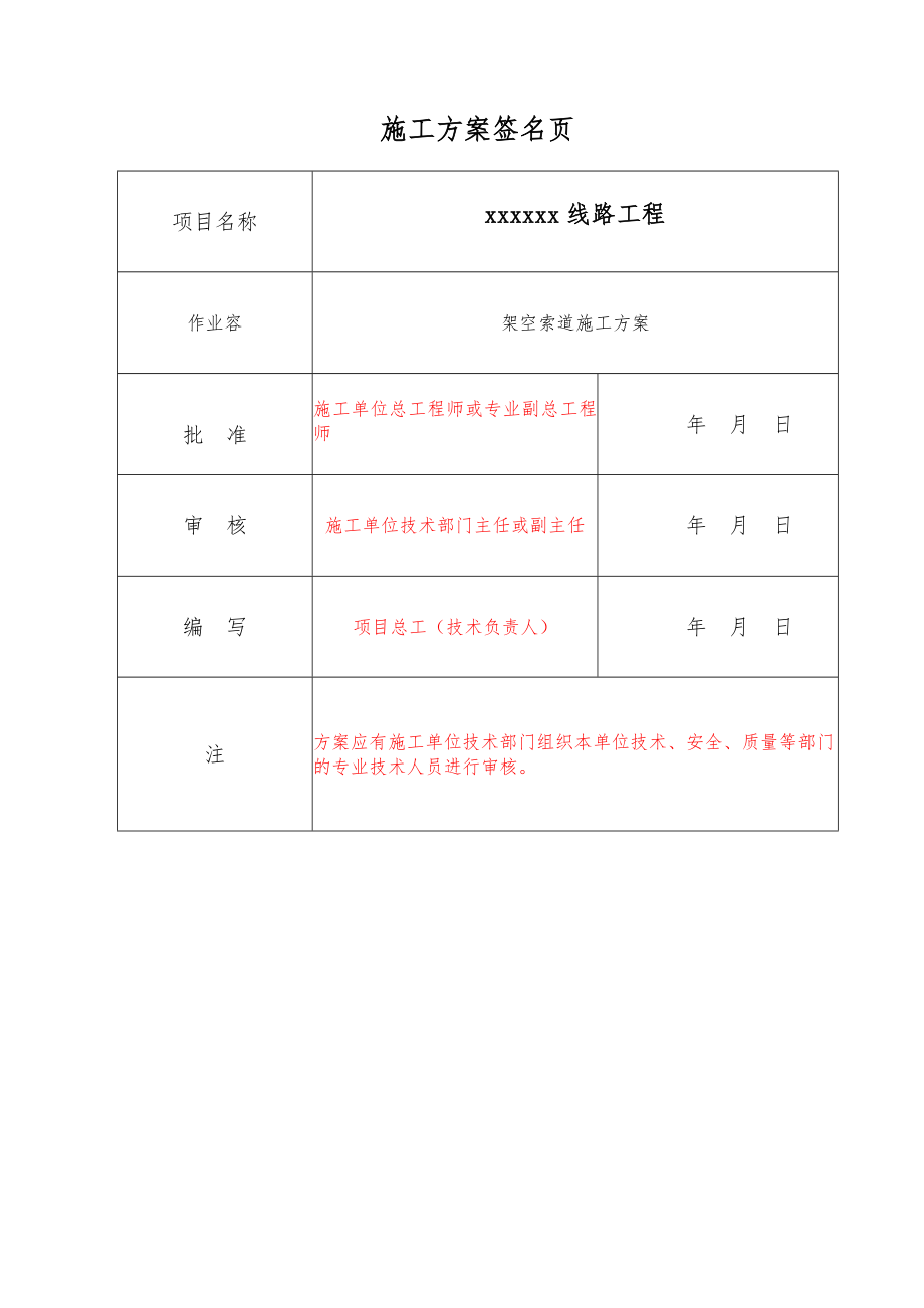 12XXX工程索道架设工程施工组织设计方案.doc_第2页