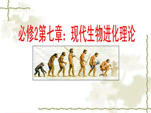 一轮复习现代生物进化理论.ppt