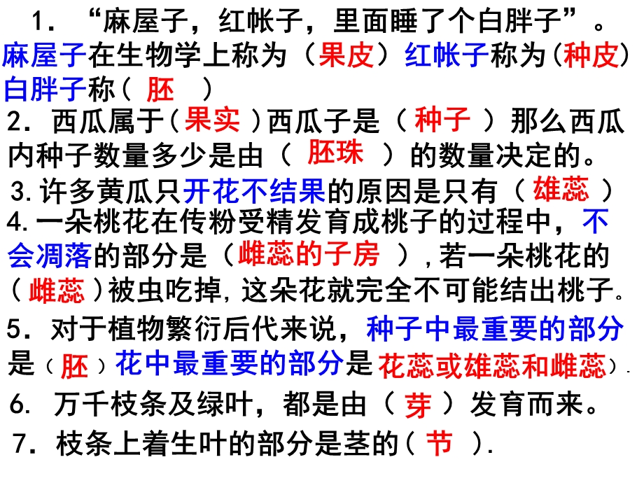 七年级上册生物期末复习(5,6章).ppt_第1页